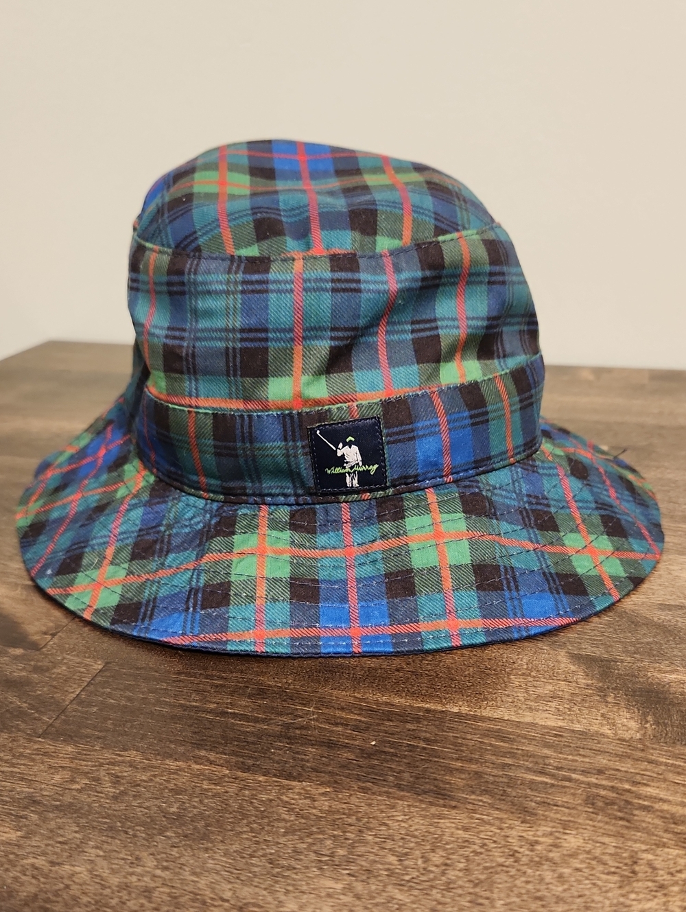 William Murray Tartan Carl Reversible Golf Bucket Hat Caddyshack